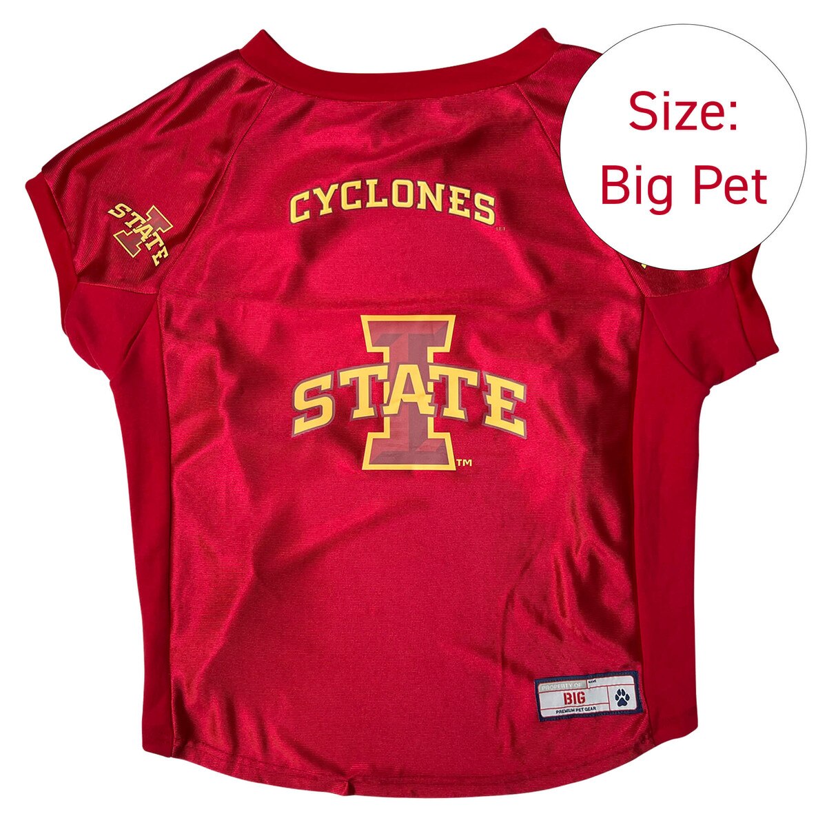 Little Earth Cardinal I-State Pet Stretch Jersey